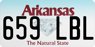 AR license plate 659LBL