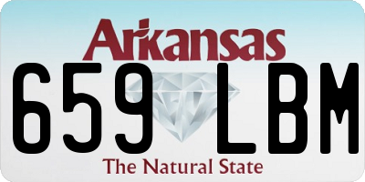 AR license plate 659LBM
