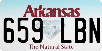 AR license plate 659LBN