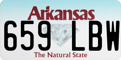 AR license plate 659LBW