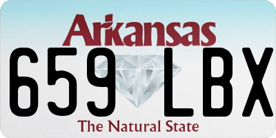 AR license plate 659LBX