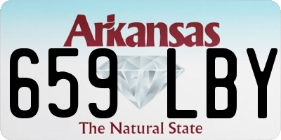 AR license plate 659LBY