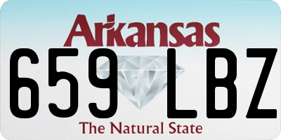 AR license plate 659LBZ