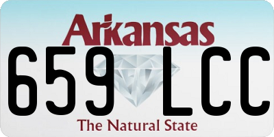 AR license plate 659LCC