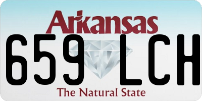 AR license plate 659LCH