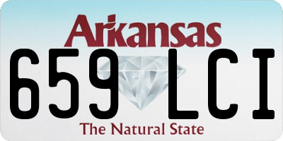 AR license plate 659LCI