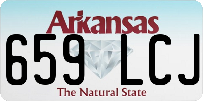 AR license plate 659LCJ