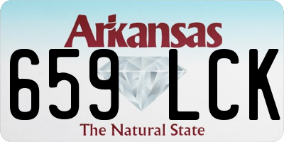 AR license plate 659LCK