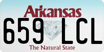 AR license plate 659LCL