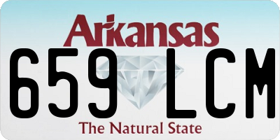 AR license plate 659LCM