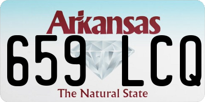 AR license plate 659LCQ