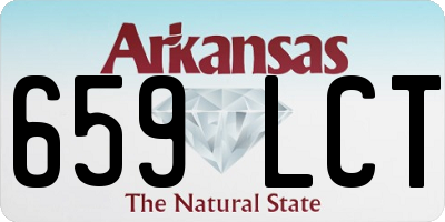 AR license plate 659LCT
