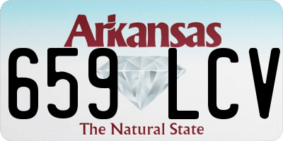AR license plate 659LCV