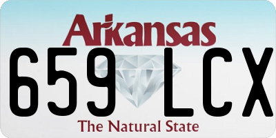 AR license plate 659LCX