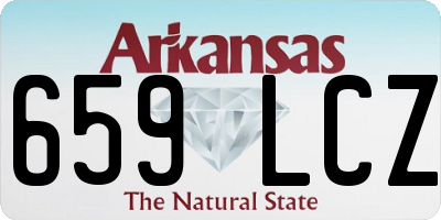 AR license plate 659LCZ