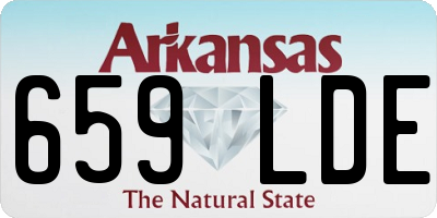 AR license plate 659LDE