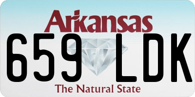 AR license plate 659LDK