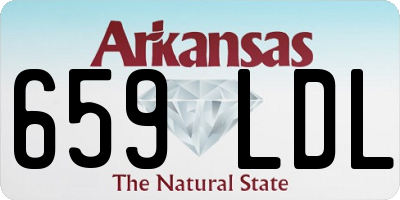 AR license plate 659LDL