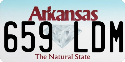 AR license plate 659LDM