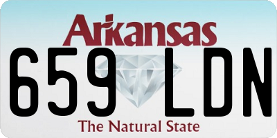 AR license plate 659LDN