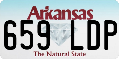 AR license plate 659LDP