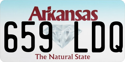 AR license plate 659LDQ