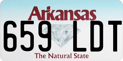 AR license plate 659LDT