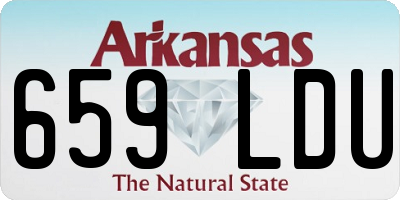AR license plate 659LDU