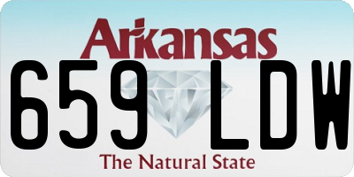 AR license plate 659LDW