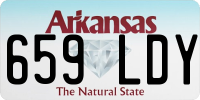 AR license plate 659LDY