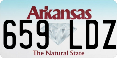AR license plate 659LDZ