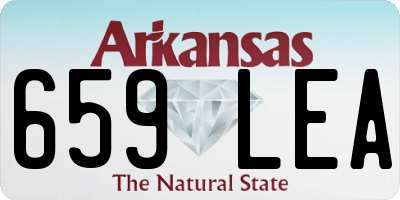 AR license plate 659LEA