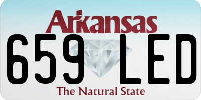 AR license plate 659LED