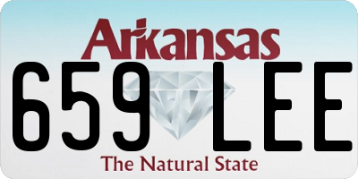AR license plate 659LEE