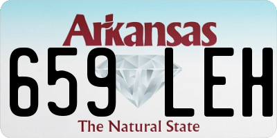 AR license plate 659LEH