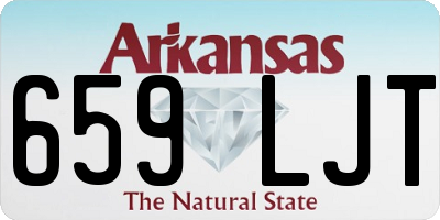 AR license plate 659LJT