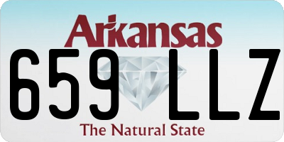 AR license plate 659LLZ