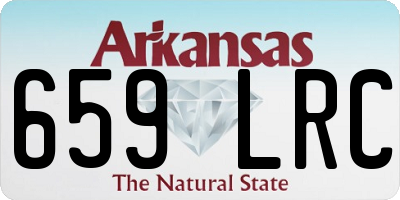 AR license plate 659LRC