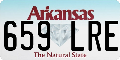 AR license plate 659LRE