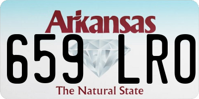 AR license plate 659LRO