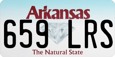 AR license plate 659LRS