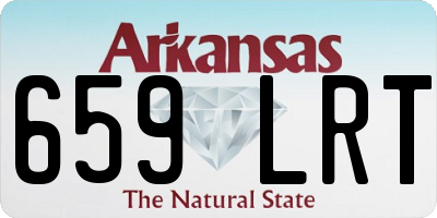 AR license plate 659LRT