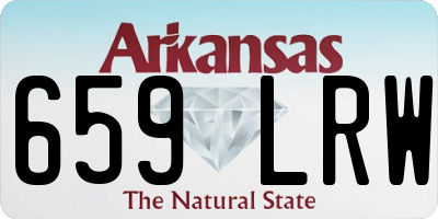 AR license plate 659LRW
