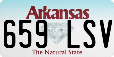 AR license plate 659LSV
