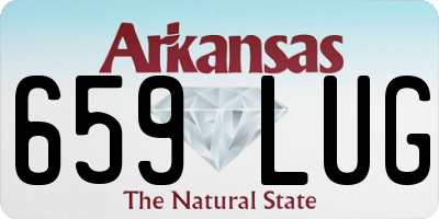 AR license plate 659LUG