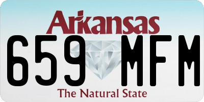 AR license plate 659MFM