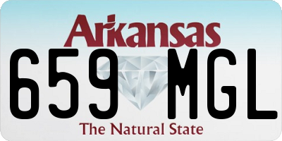 AR license plate 659MGL