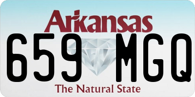 AR license plate 659MGQ