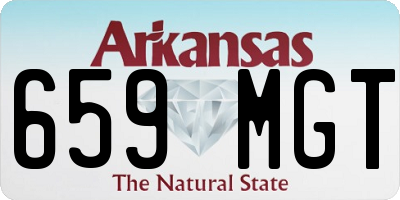 AR license plate 659MGT