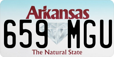AR license plate 659MGU